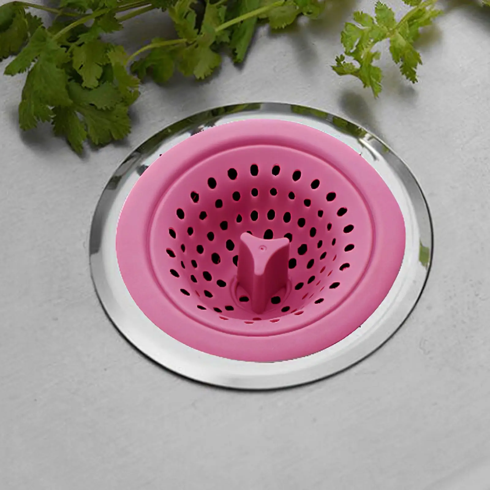 

1 Pack Kitchen Sink Drain Strainer High Performance Flexible Catcher Avoiding Blockage Kitchen Sink Basket For Bathroom Sink
