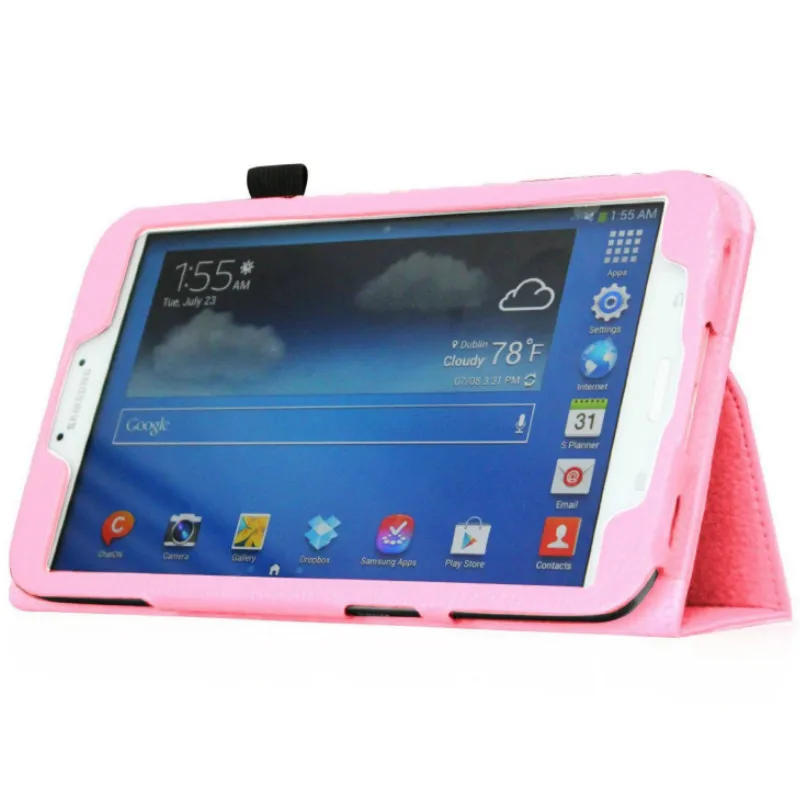 Чехол для Samsung Galaxy Tab 3 8 0 ультра тонкий освещенный чехол подставка из