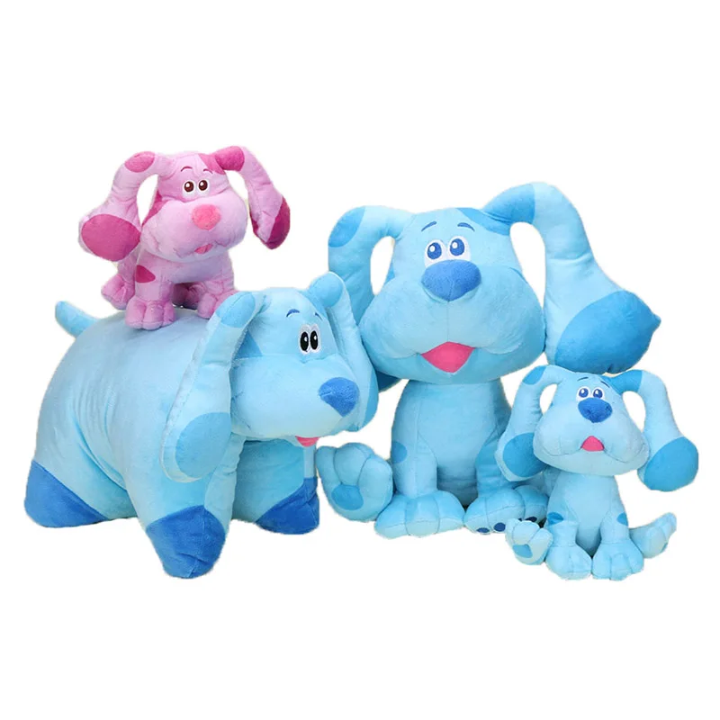 20/30cm  Blue's Clues & You! Beanbag Plush Doll Pink Blue Cute Dog Soft Stuffed Plush Pillow Blue Clues Plushie Dolls Kids Toy