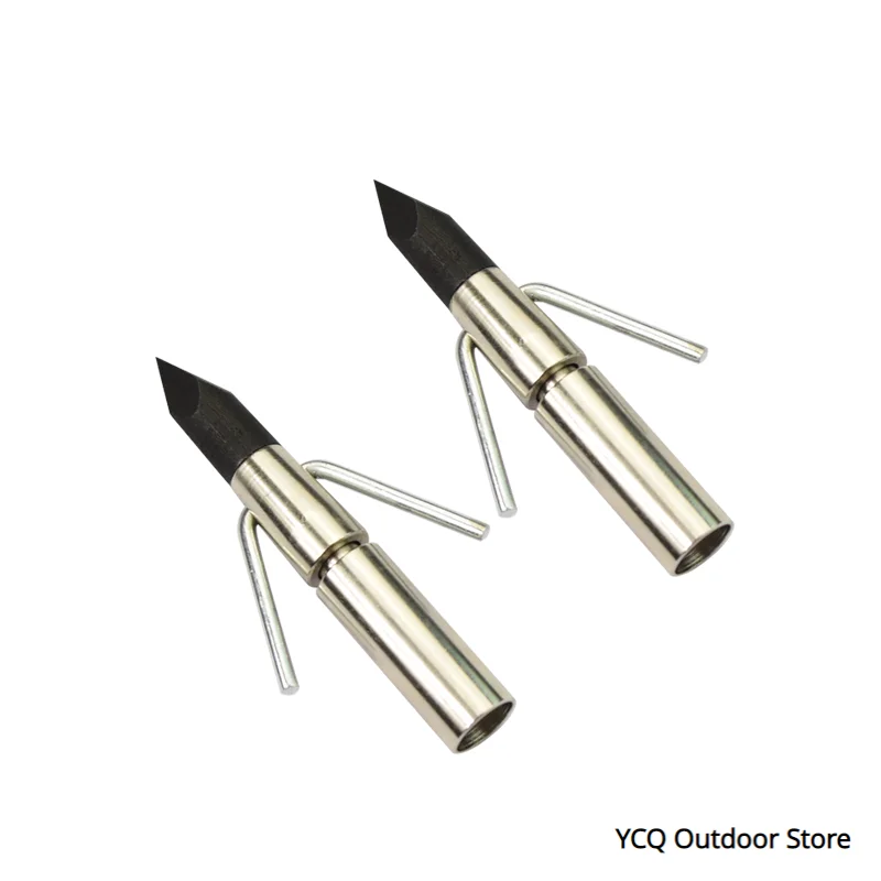 

3Pcs 325 Grain Archery Bowfishing Arrowheads Broadheads Fishing Hunting Tips For 8mm Shaft Arrow Head Hunt