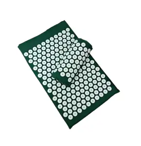 Массажный коврик для акупунктуры (62*38 см), акупрессурный коврик с подушкой, массажный коврик для массажа и релаксации