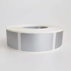 1000 шт 23x42 мм серебряное золото клей царапины наклейки DIY Ручная этикетка лента поцарапанная карта пленка в рулоне