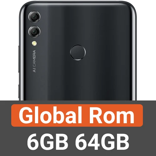 6GB 64GB Black Honor 8X Max, глобальная прошивка, 7,12 дюймов, мобильный телефон Qualcomm, 660, 4900 мАч, смартфон, 16 МП камера, Google Play, несколько языков - Цвет: 6GB 64GB Black