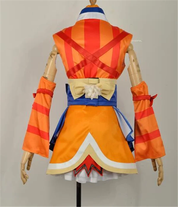 Аниме одежда Love Live Sunshine Aqours Takami Chika Mijuku Dreamer кимоно Косплей Костюм A |