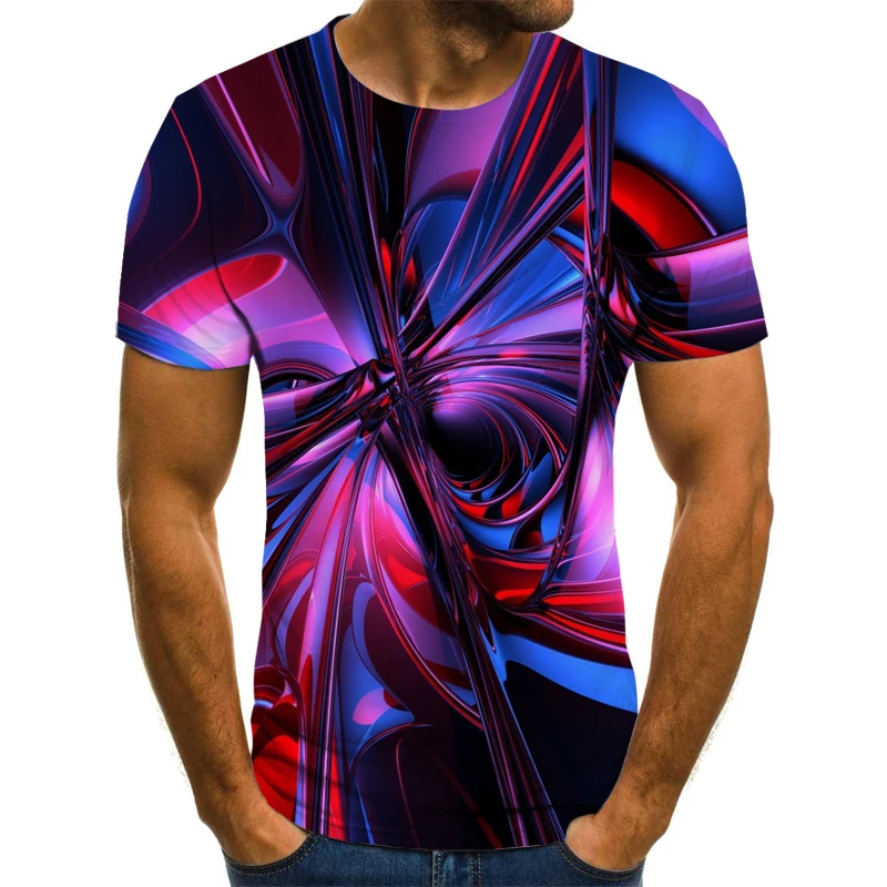 Camiseta a la moda con estampado Vertigo camiseta para hombre 3D de Vortex camisetas atractivas popul|Мужские футболки| |