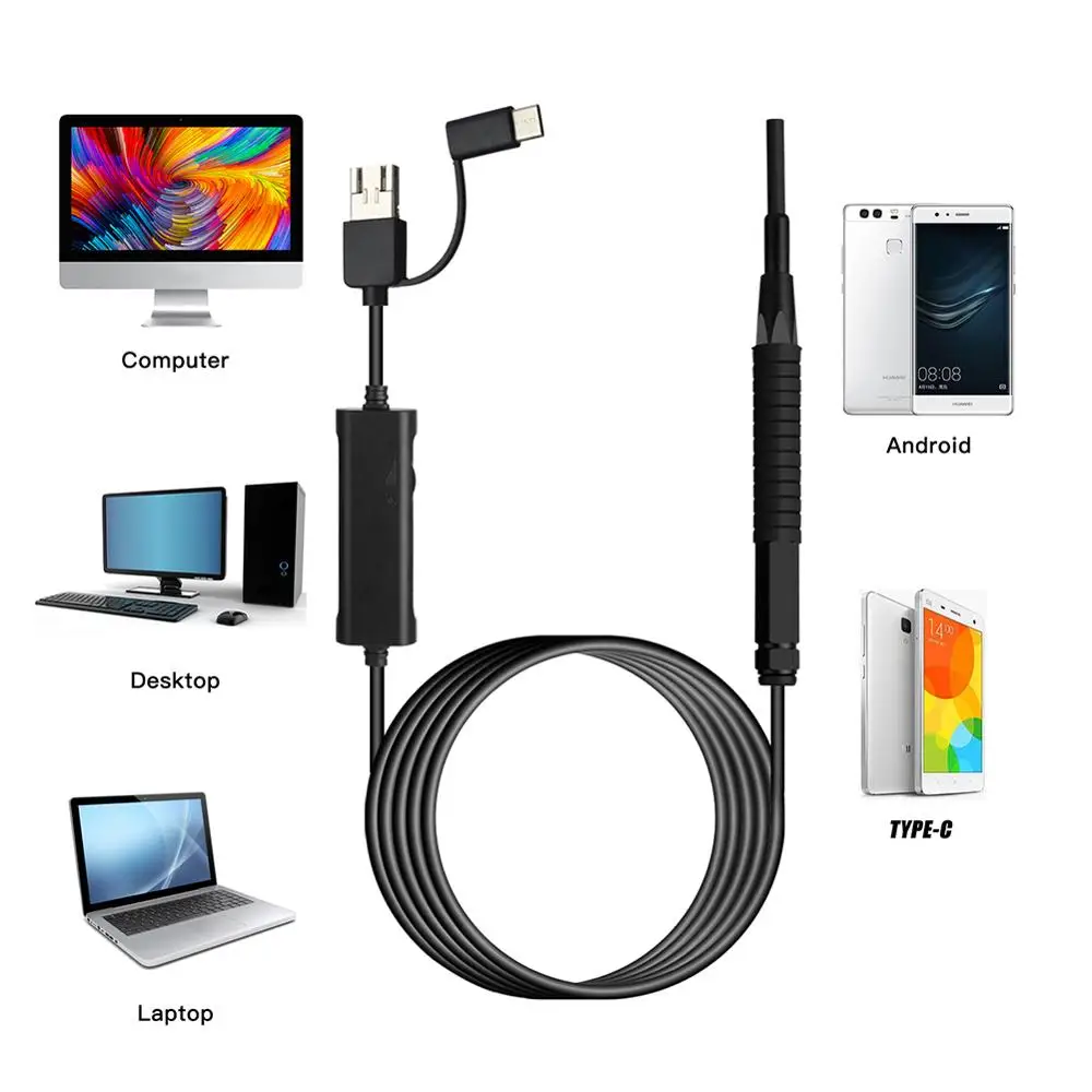Модернизированная usb-камера Otoscope с цифровым отоскоп ушной камерой для очистки