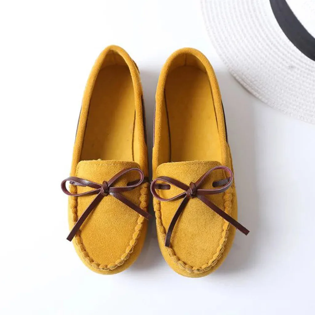 JAYCOSIN модные женские туфли на плоской подошве Женская качественная кожаная обувь