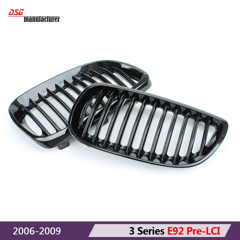 E92 черный бампер решетка решетки abs сетка для bmw 3 серии e92 e93 pre lci 2006 2009 316i 318i 320i 323i 325i