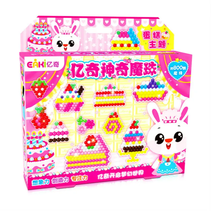 

Original Eaki Magic Beads Water Mist Magic Grain Beans Diy Puzzle Educational Toys for Children Arts and Crafts for Kids