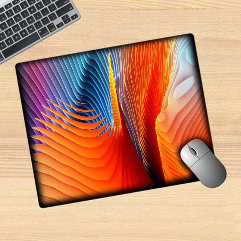 

Yu Zuoan game colorful color mouse pad non-slip office notebook mouse pad rubber S small computer desk mat desk mouse pad