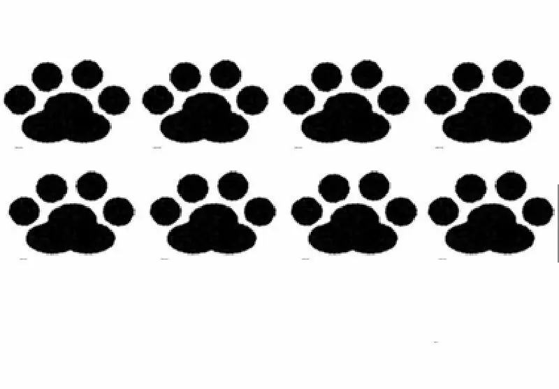 Следы для Авто/бампер/окно виниловая наклейка наклейки DIY Декор CT010|Наклейки на