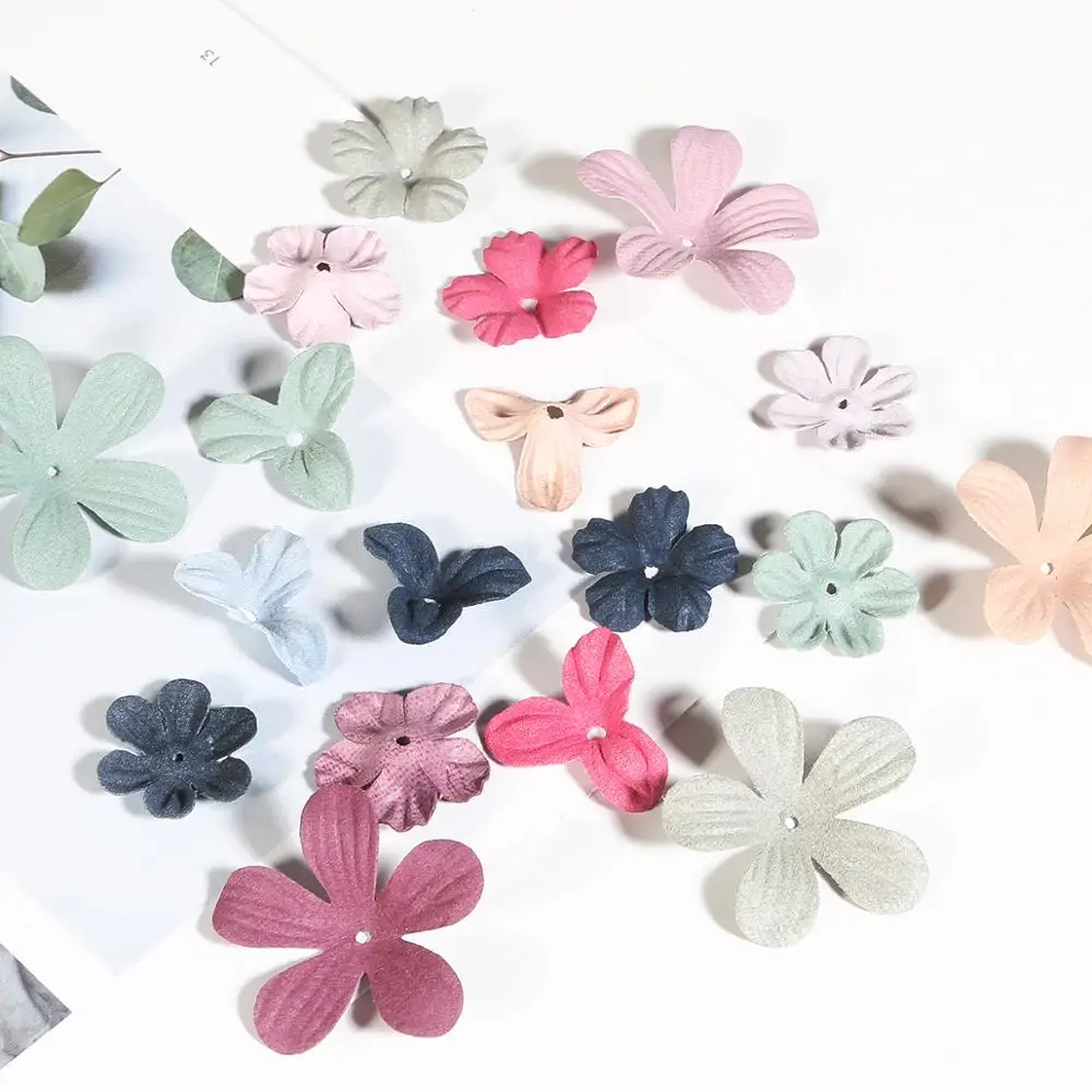 30 шт. изысканные кожаные цветы 2 5 см | Дом и сад