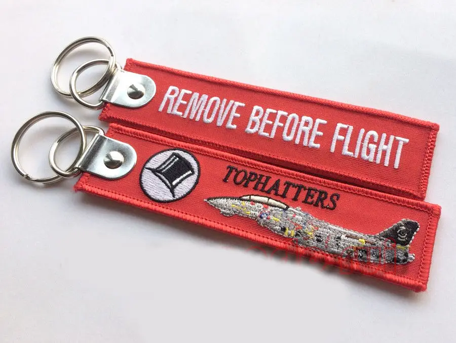 VF 14 тофаттеры снимаются перед полетом брелоки с вышивкой Подвески для мужчин и