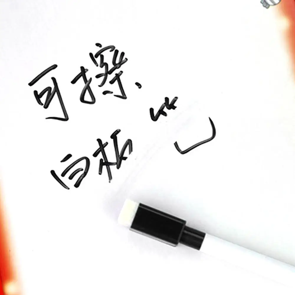 20/40 шт. Ручка для белой доски магнитные маркеры ручки с ластиками черные чернила