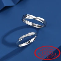 fine jewelryring 999 pure silver ring unisex opening size adjustable design valentines day romantic gift girlfriendboyfirend