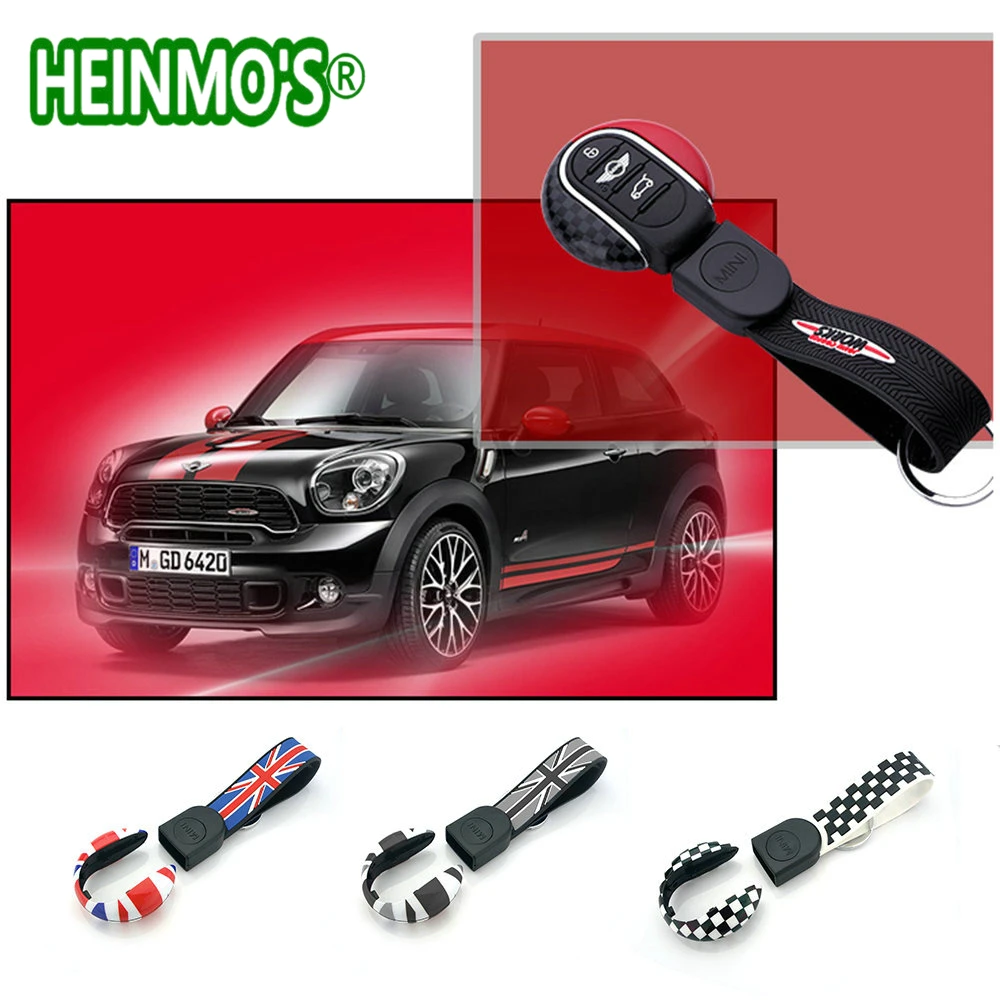 Автомобильный смарт-чехол для ключей, защитный чехол для Mini Cooper JCW F57 F56 F55 F54 F60 Countryman Union Jack, аксессуары для укладки