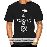 on wednesdays we wear black witch coven tv t shirt