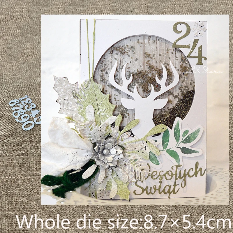 

New Design Craft Metal Cutting Die die cuts 10pcs numbers decoration scrapbook Album Paper Card Craft Embossing die cuts