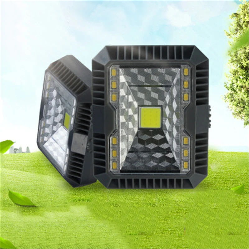 Портативный фонарь светильник онарь для кемпинга с зарядкой от USB и солнечной