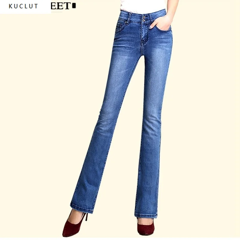 

Джинсы MIND FEET для женщин, эластичные облегающие эластичные синие джинсовые брюки разных размеров, женские утепленные повседневные брюки-кар...