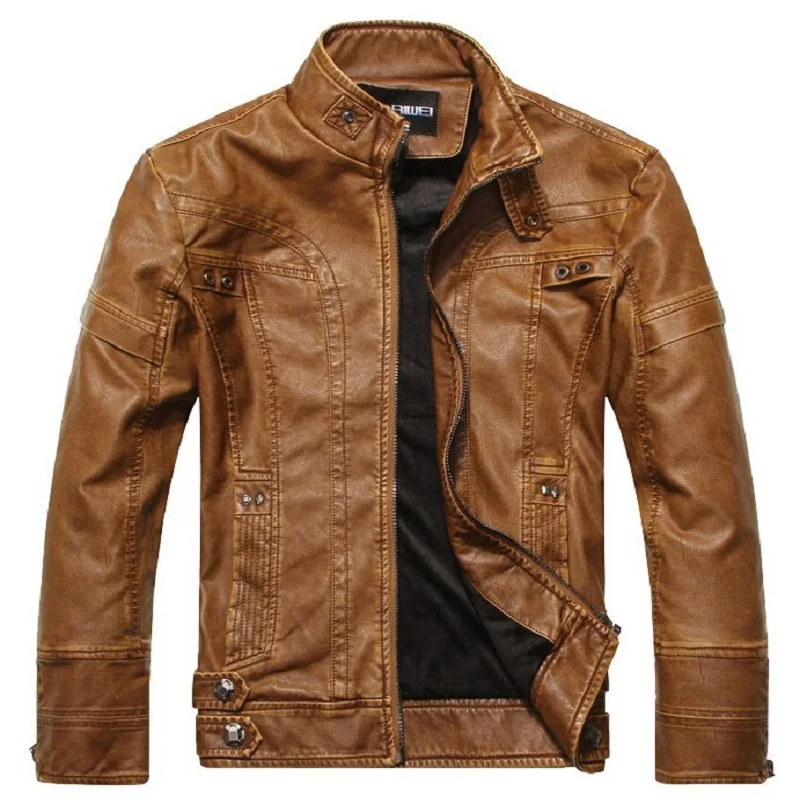 

New Brands Motorcycle Leather Jacket Men 2018 Winter Windbreaker Coats Men Jaqueta De Couro Masculina Male Pu Leather Jackets