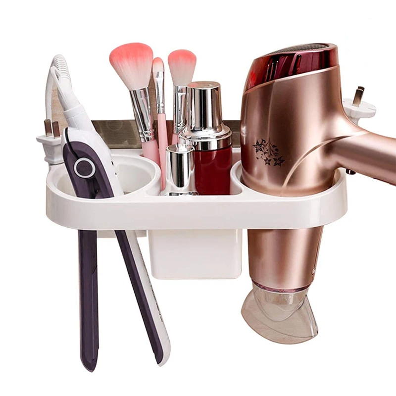 Многофункциональный держатель для фен органайзер душа самоклеющийся