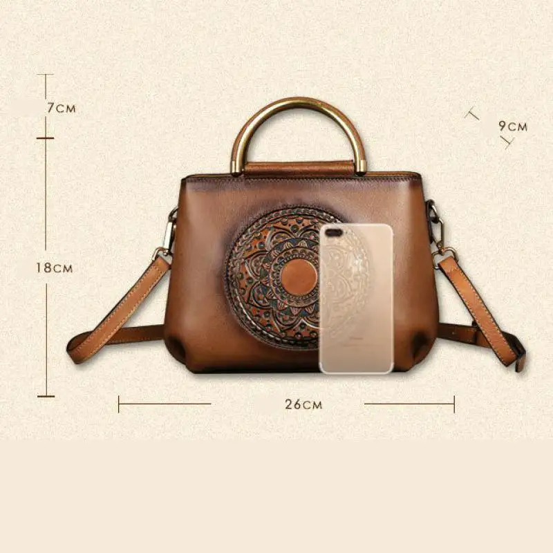 

YourSeasonLadies Bags Designer Casual Cowhide Genuine Leather Large Capacity Shoulder Crossbody Womens 2021 Luxury Handbags