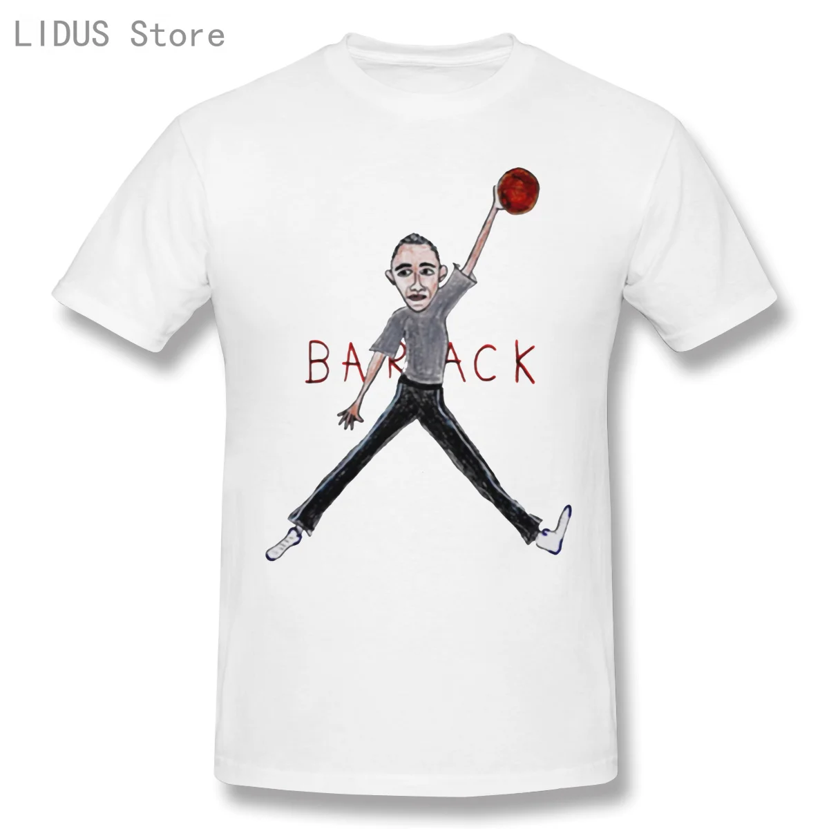 

Men'S Air Barack Kemba Walker White T-Shirt Unisex Loose Fit Short Sleeve Casual Men Fashion O-neck 100% Cotton T-Shirts Tee Top