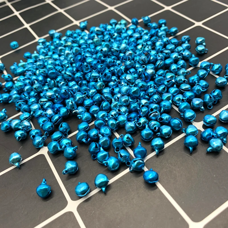 6 мм 100 шт. колокольчики алюминиевый свободные бусины для фестиваля вечерние