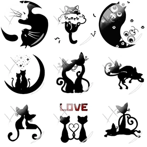 TAFREE 2019 Новый рождественский Кот рис. 121516182025 мм стеклянный кабошон купол плоская задняя бусина DIY Ювелирная фурнитура SD74