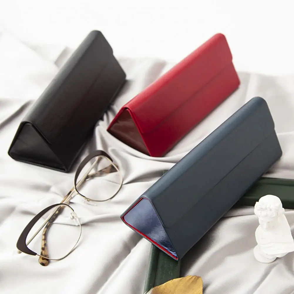 80% Hot Sales!!! Glasses Case Triangle Shape Magnet Faux Leather Elegant Eyewear Storage Box for Sunglasses
80% Hot Sales!!! Glasses Case Triangle Shape Magnet Faux Leather Elegant Eyewear Storage Box for Sunglasses