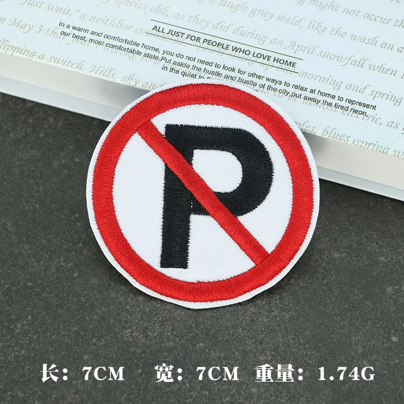 

Embroidered Round Badge Patch Logo DIY Clothing Sccessories Cap Badge Patch Embroidered Cloth Stickers Iron Ons Patches