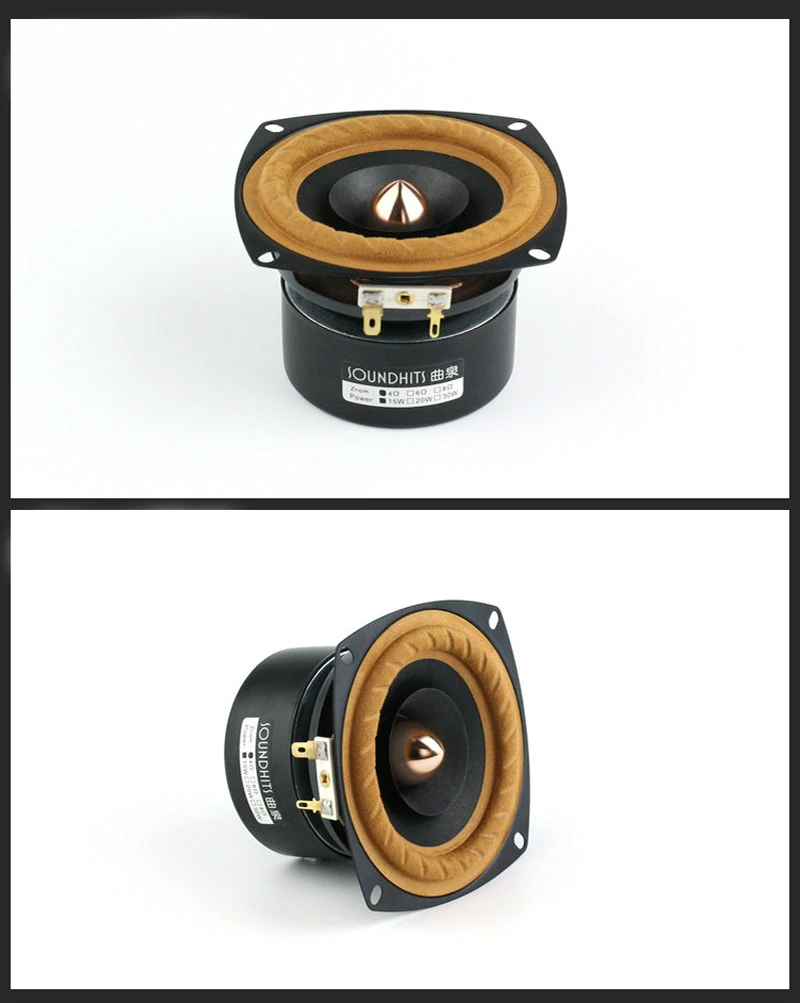 

Kaolanhon 15w woofer 4~8ohm 4 inch full range speaker sound high school bass balance desktop bookshelf speaker unit speaker