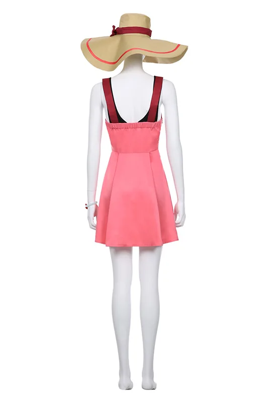 

My Hero Academia Heroes: Rising Mahoro Dress Katsuma Dungarees Cosplay Costume Hat Uniform Carnival Fancy Party Adult Men Women