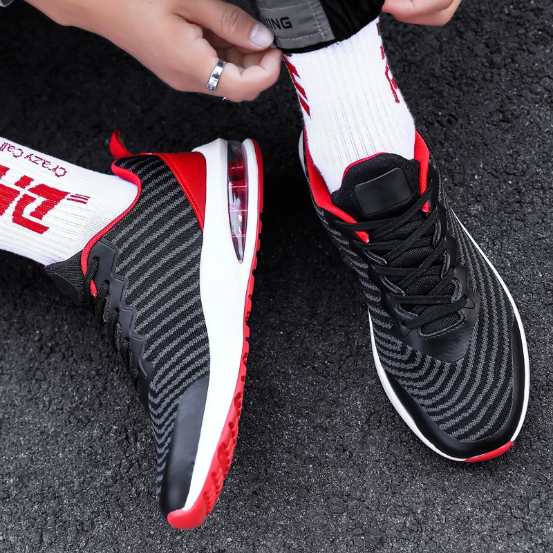 HUMTTO Для мужчин обувь blade Модные дышащие кроссовки для бега на воздушной подушке