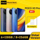 Смартфон глобальная версия POCO X3 Pro NFC, 6 ГБ, 128 ГБ8 ГБ, 256 ГБ, Snapdragon 860, 33 Вт, четыре AI-камеры, 120 Гц, DotDisplay, аккумулятор 5160 мАч
