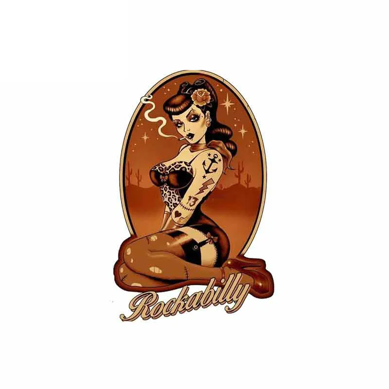 

Interesting Smoking Sexy Woman PVC Car Sticker Vinyl Accessories Car Window Motorcycle Decal 13cm X 8cm