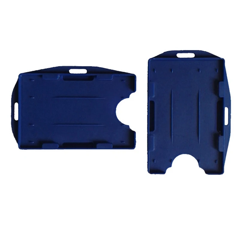 

Pp Plastic Id Identification Card Holder Both Sides Of The Card Horizontal And Vertical Bidirectional Dual-Purpose Card Housin
