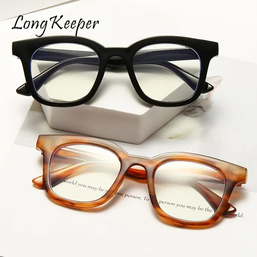 LongKeeper Anti Blue Light Computer Glasses For Men Clear Eyewear Frames Blue Light Blocking Glasses Optical Gaming Eyeglasses blue blocker glasses