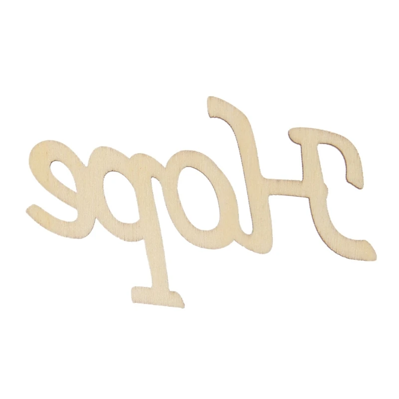 

Hope Letter Word Wooden Hanging Sign Wall Decal Sticker Room Home Decor Ornament