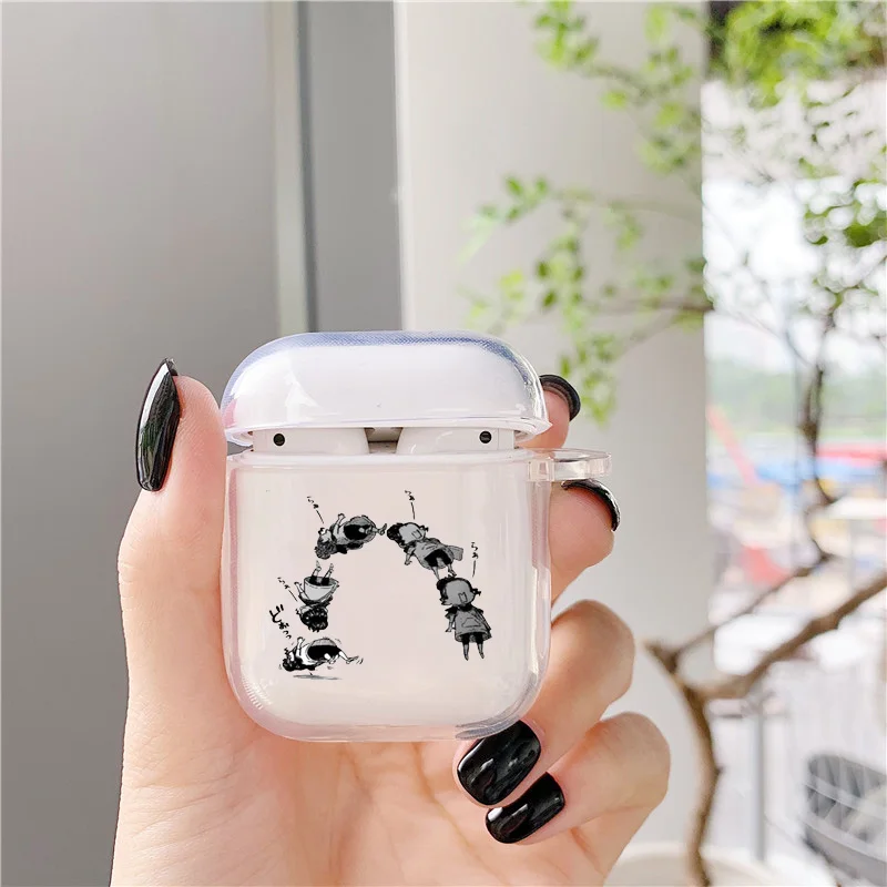 Силиконовый чехол популярный черный клевер аниме для Apple airpods Аксессуары