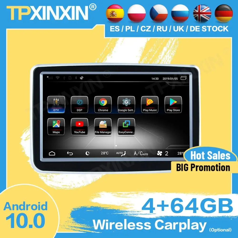 

Carplay Car Radio 2 Din Recriver Recorder Android For Benz A B CLAG LAG 2013 2014 2015 2016 2017 2018 GPS Player Audio Head Unit