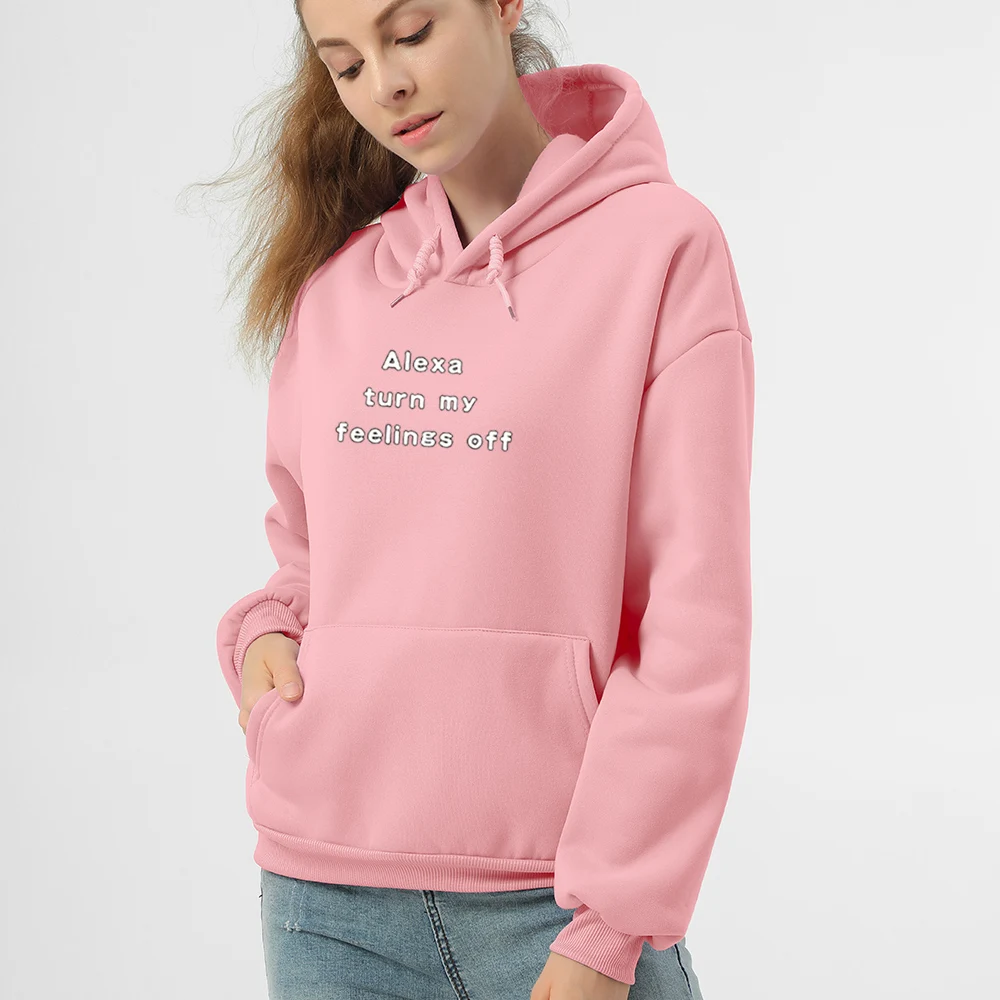 Soft Sweatshirts for Women Letter Graphic Sweatshirt Hip Hop Womens Sweatshirt with A Hood Jogging Femme Hoody Ladies Sweetshirt
