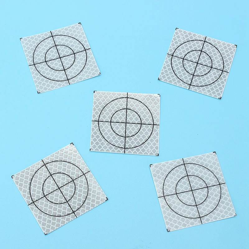 100pcs Reflector Sheet Reflective tape target TOTAL STATION 60 x mm | Безопасность и защита