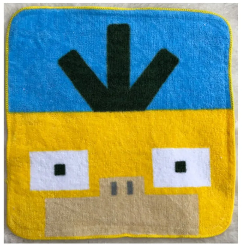 Полотенце хлопковое квадратное для взрослых и детей 21 х21 см | Дом сад