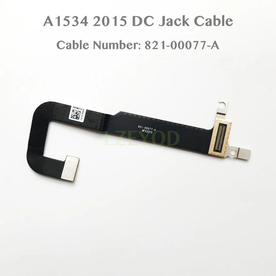 New A1534 DC-IN I/O USB-C Power DC Jack Flex Cable 821-00077-A For MacBook Retina 12" 2015 year | Компьютеры и офис