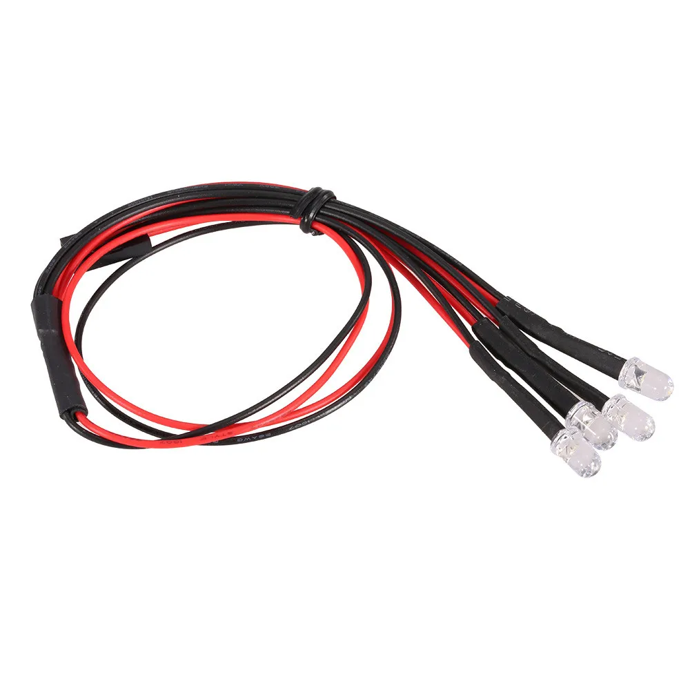 

HIINST 2020 NEW HOT 4 LED White Light with Lampshade for 1/10 1/8 Traxxas HSP RC Crawler Accessory