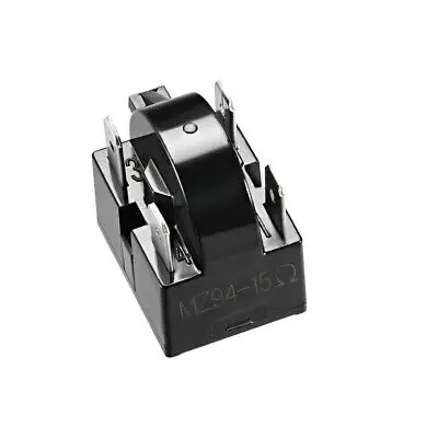 2 Pcs 15 Ohm 4 Pin Refrigerator PTC Starter Relay Black | Connectors