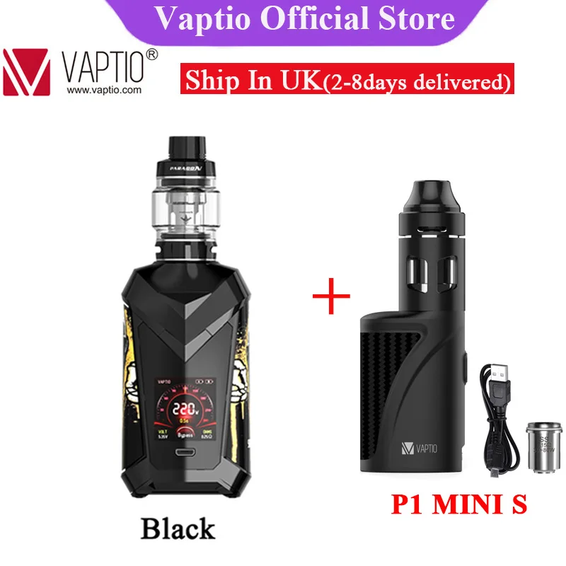 Доставка из Великобритании! Оригинальный Vaptio и накидкой комплект извилистый е