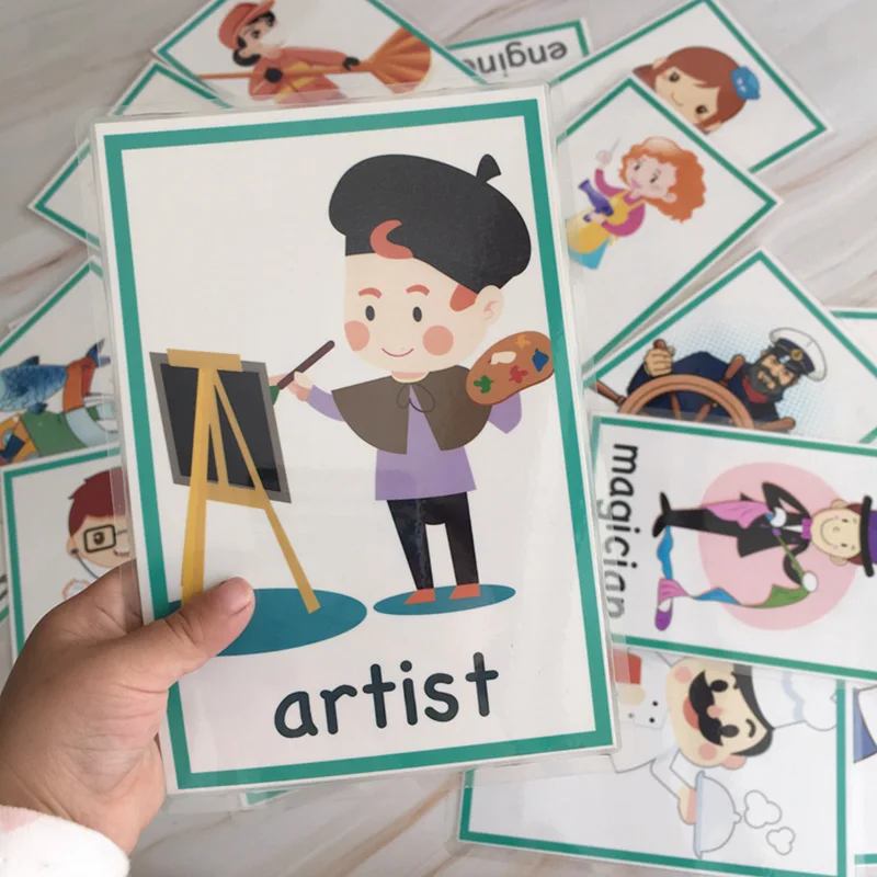 32 шт. детская флеш-карта на английском языке | Игрушки и хобби